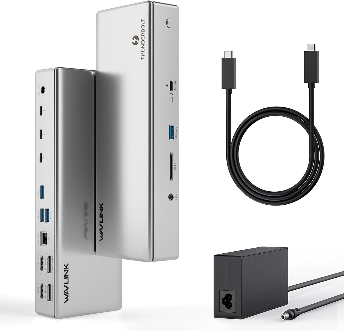 WAVLINK Tecnología de integración Thunderbolt 4, TB4 y DisplayLink