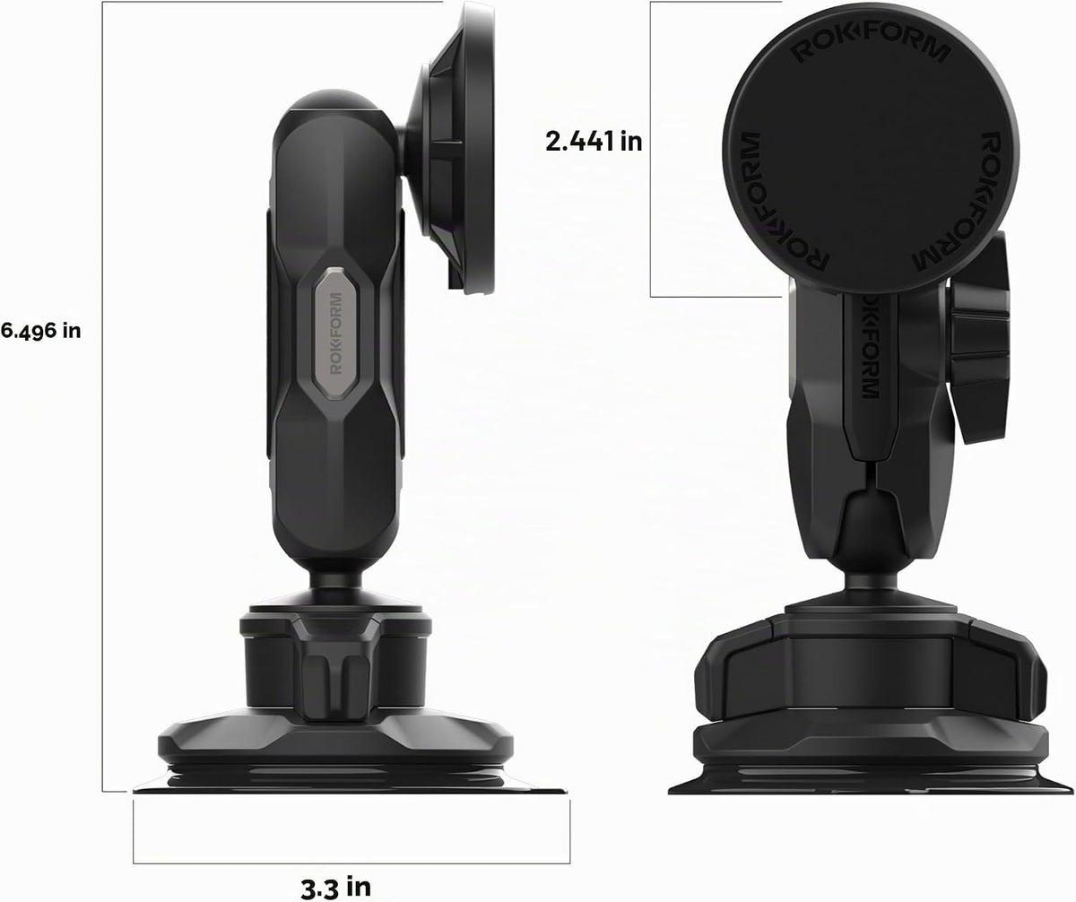 Rokform Cargador de coche inalámbrico magnético, soporte de succión