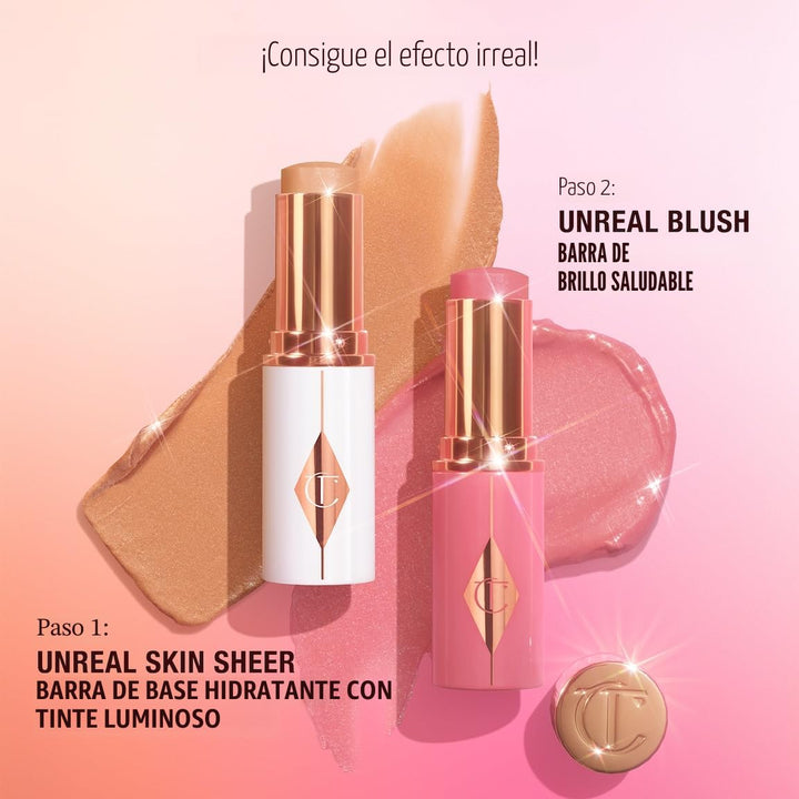 Charlotte Tilbury Unreal Healthy Glow Blush Stick - Buildable Cream...