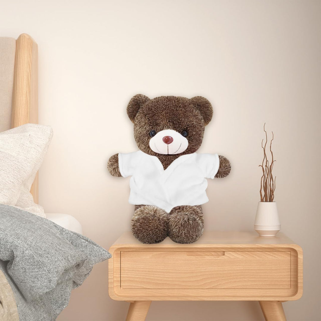 Wakauto Juego de ropa de peluche de mini oso para muñecas