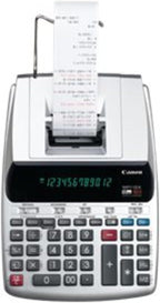 Canon MP11DX-2 - calculadora con impresora para escritorio con conversión de divisas, reloj y calendario