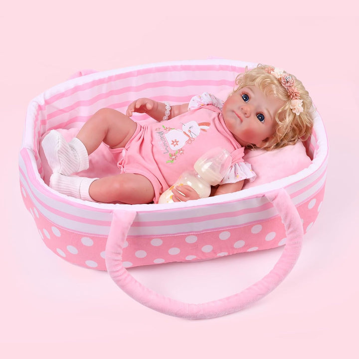 BABESIDE Muñecas Reborn con moisés JUSS001QQWA-TC-88 0128