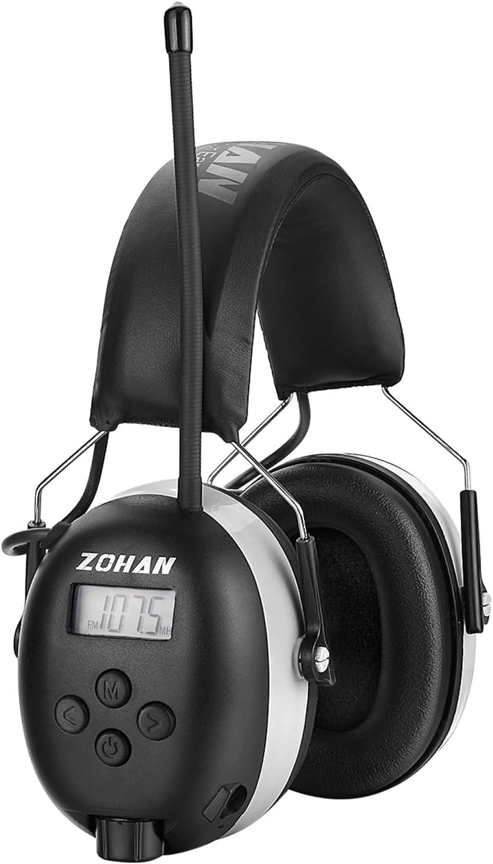 ZOHAN AM\/FM Radio Headphone with Digital Display,Ear Protection No...