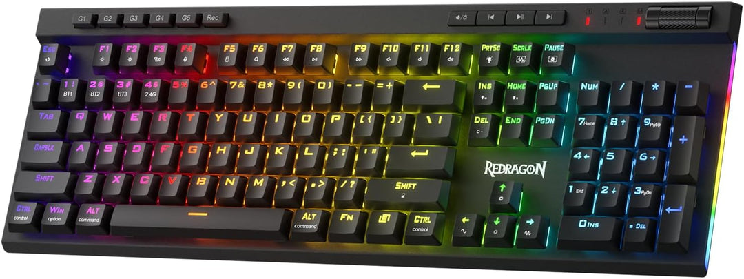 Redragon K580 PRO teclado inalámbrico RGB para juegos, teclado mecá...