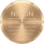 NIXON Sentry Chrono Leather A405 - Reloj cronógrafo analógico