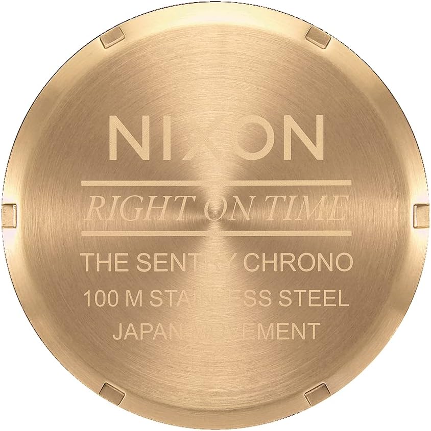 NIXON Sentry Chrono Leather A405 - Reloj cronógrafo analógico
