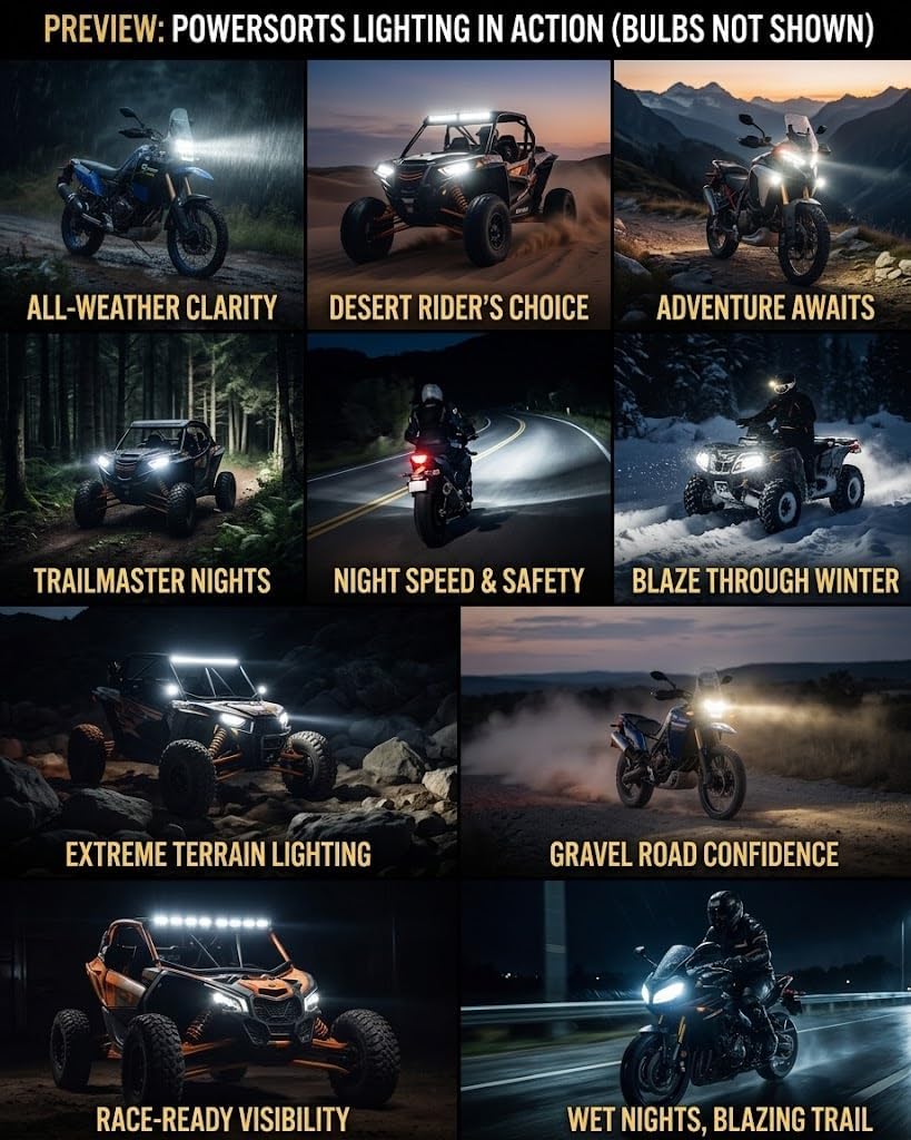 Termitor Último combo de bombillas LED H11 9005, 150,000 lm de haz alto/bajo, 85 K+ horas de vida útil, 6500 K blanco frío, tamaño halógeno real 1:1 H9 HB3 luz todoterreno para automóvil, UTV, SUV