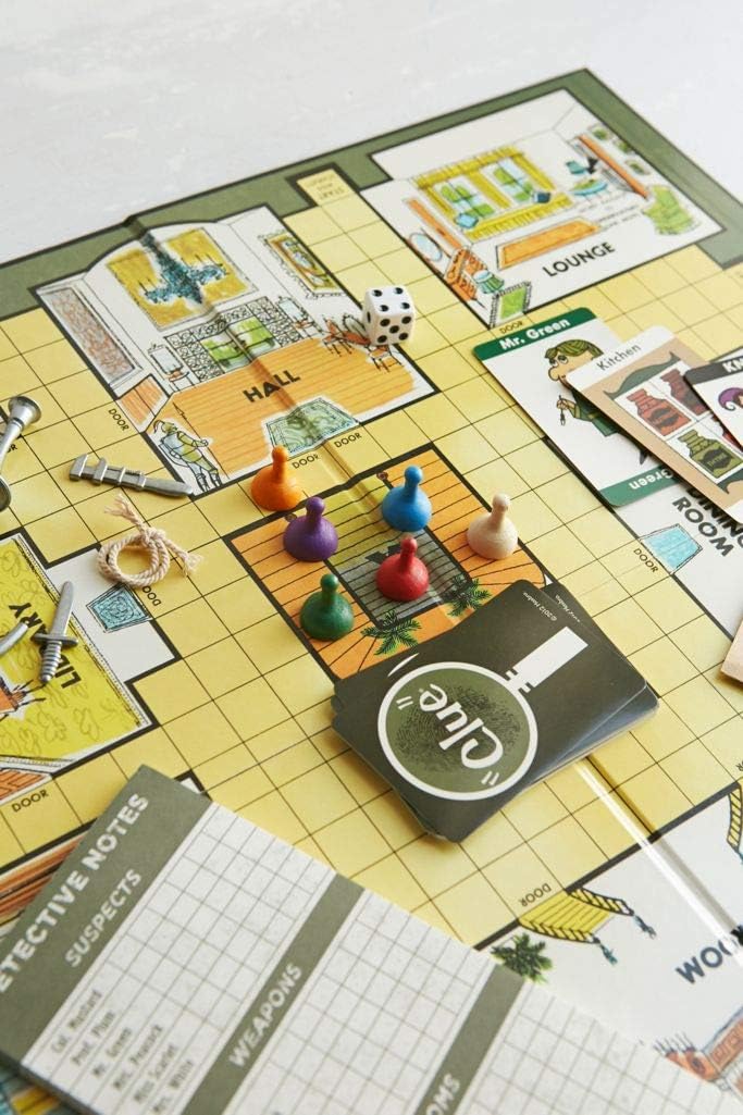WS Game Company Clue Nostalgia Edition Juego de mesa en lata coleccionable