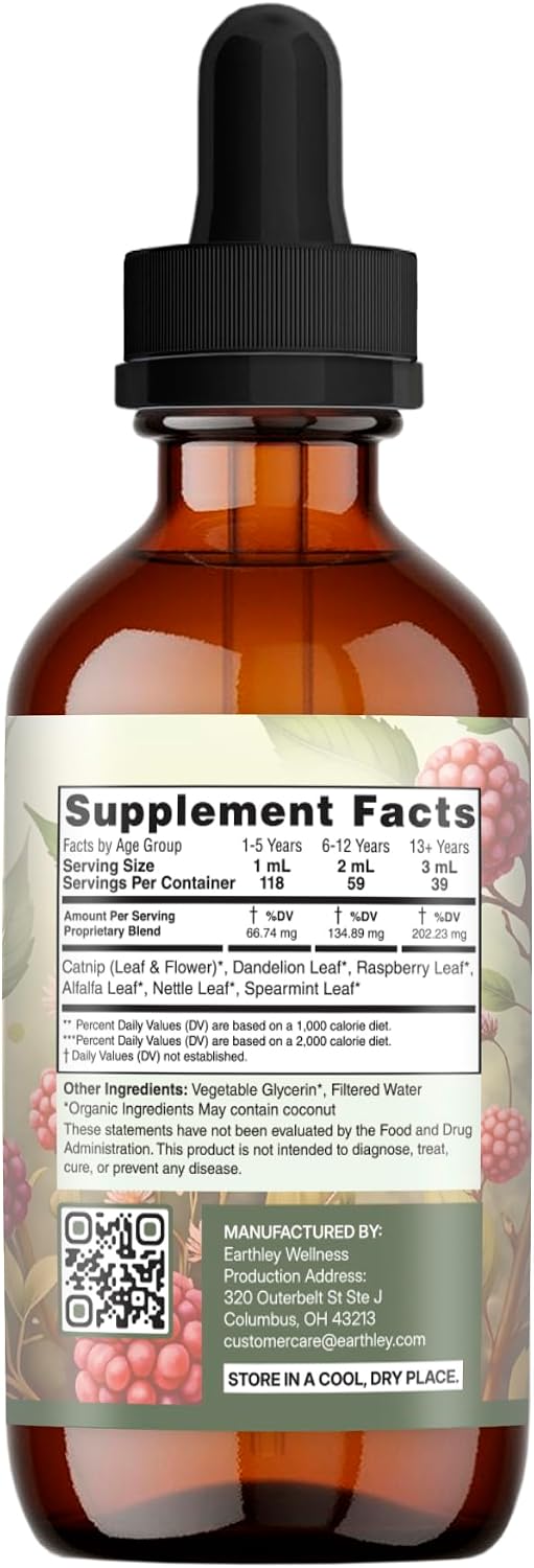 Earthley Wellness Nourish Her Naturally, multivitamínico botánico l...