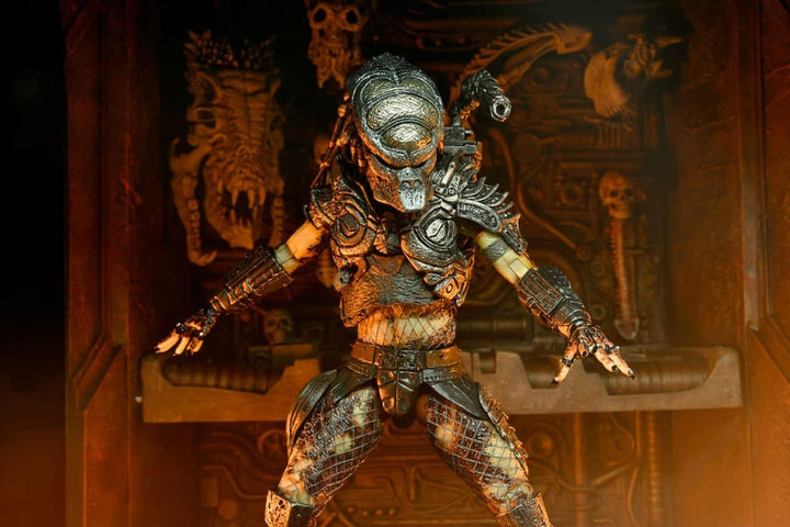 NECA Figura de acción coleccionable Predator 2 Ultimate Boar Predat...