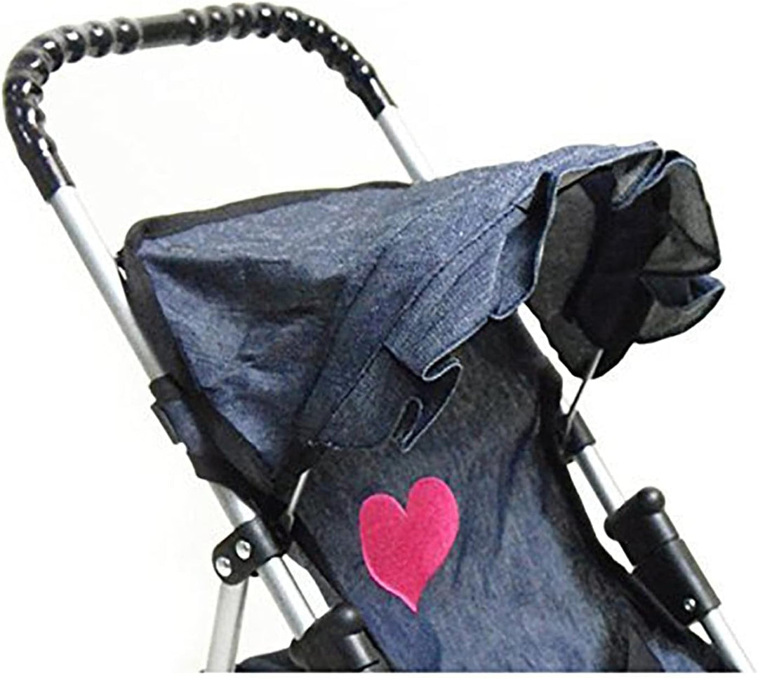 Mi primer carriola para muñecas Denim para bebé muñeca