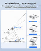 ORICO Soporte ajustable para computadora portátil para escritorio, base