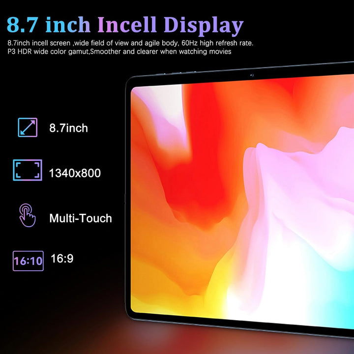 Crelander Tablet Android 15 de 8.7 pulgadas, tableta Android de 16...