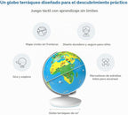 Orboot de Shifu: El globo terráqueo educativo de realidad aumentada | Juguete Stem para niños y niñas de 4 a 10 años | Ideal para regalo (sin fronteras ni nombres en el globo)