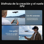 DJI Avata 360 Motion Fly More Combo, dron de 360° con imagen 8K 360° de 1 pulgada, cámara de 360° con protector de hélice. Incluye gafas N3 y RC Motion 3 para un control de movimiento intuitivo y
