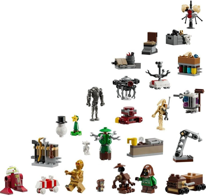 Lego 75418 Calendario de Adviento Star Wars 2025 Juguetes de Constr...