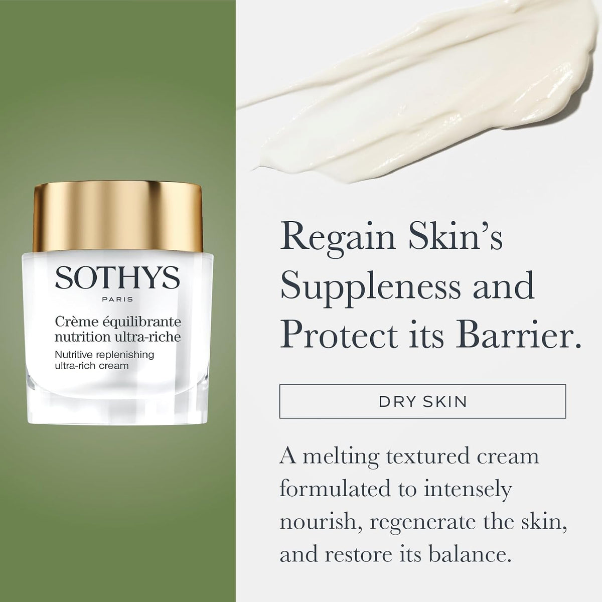 SOTHYS Crema nutritiva ultra rica para piel seca | Hidratante facia...