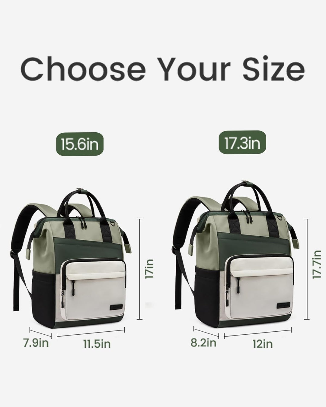 LOVEVOOK - Mochila de computadora portátil para mujer, mochila de 1...