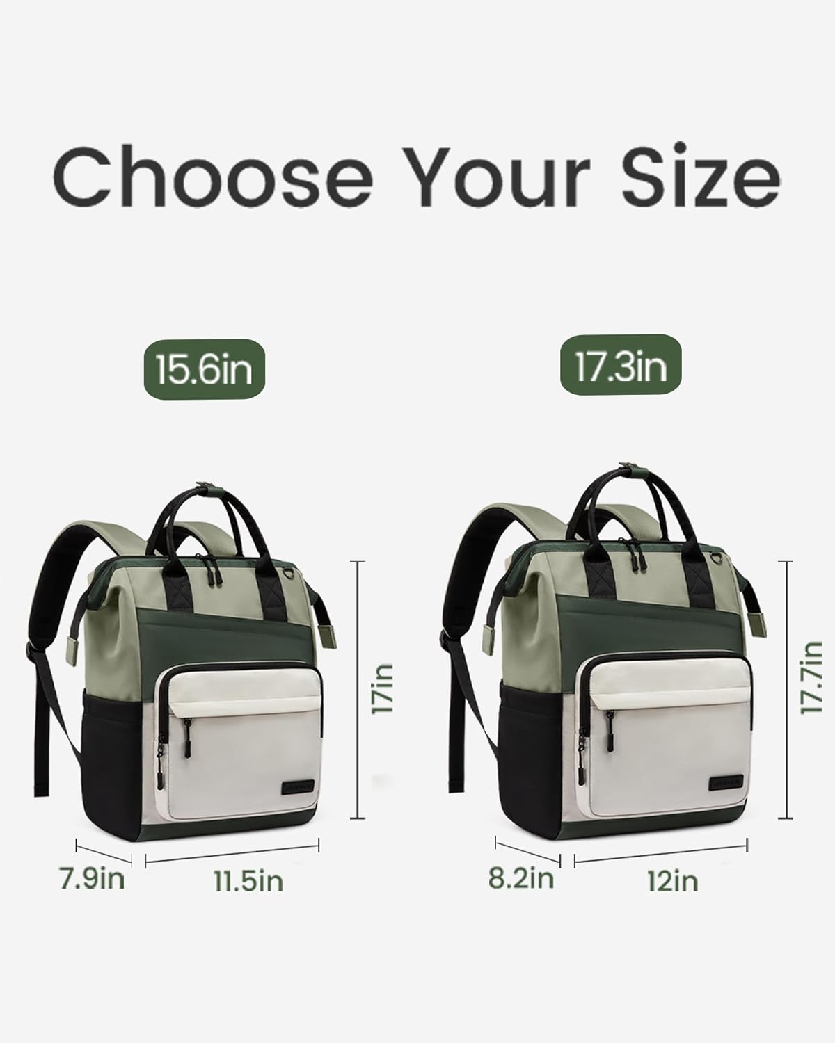 LOVEVOOK - Mochila de computadora portátil para mujer, mochila de 1...