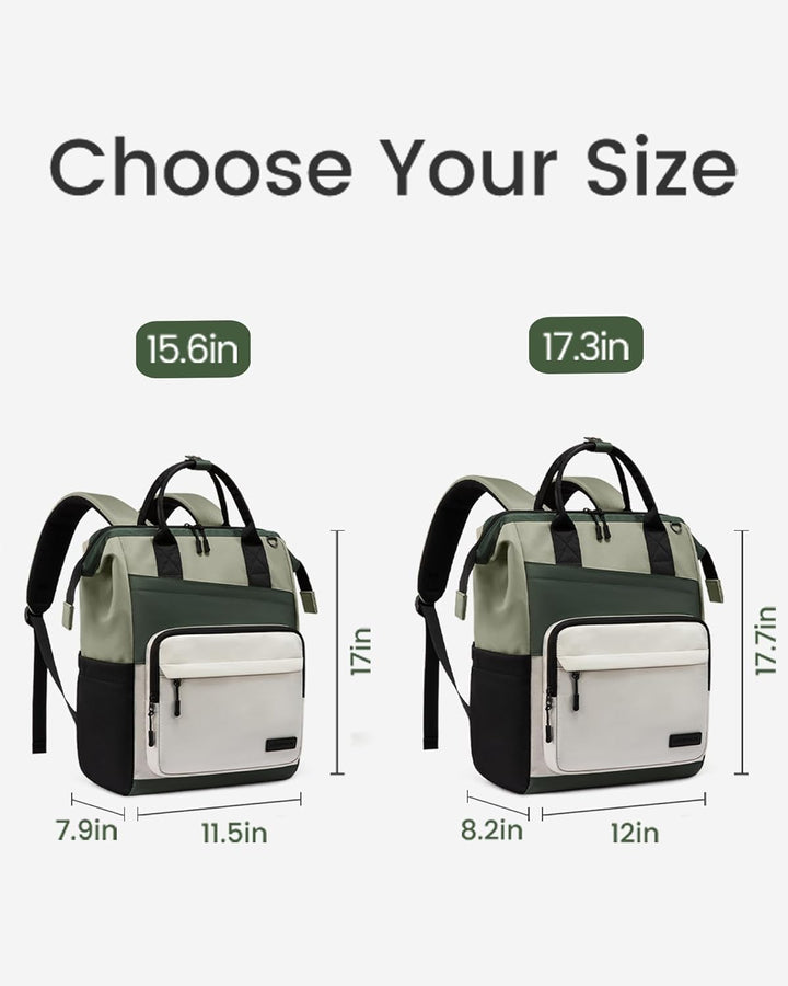 LOVEVOOK - Mochila de computadora portátil para mujer, mochila de 1...