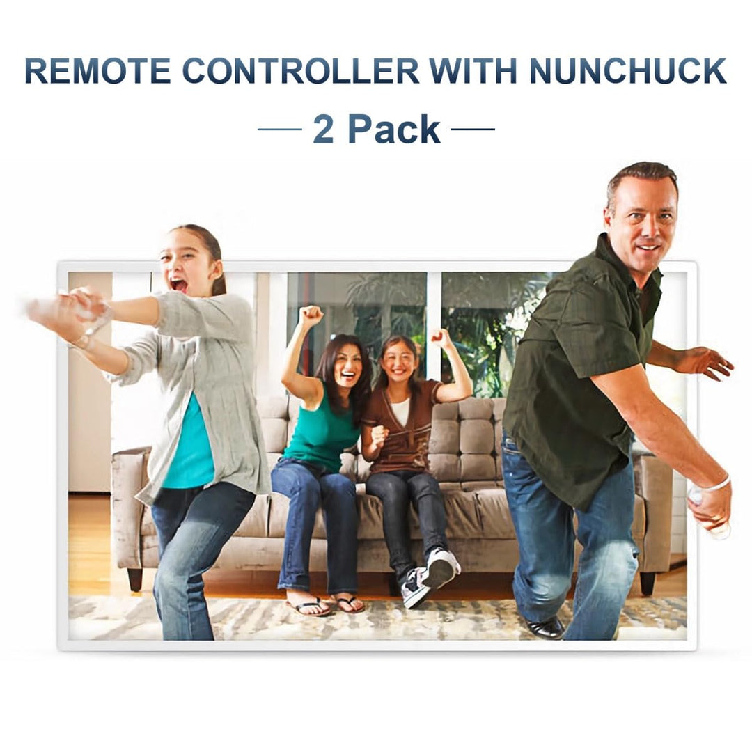 FASIGO Remote Controller with Nunchuck, Compatible with Nintendo Wi...