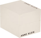 Anne Klein - Reloj de brazalete con esfera de diamante auténtico para mujer