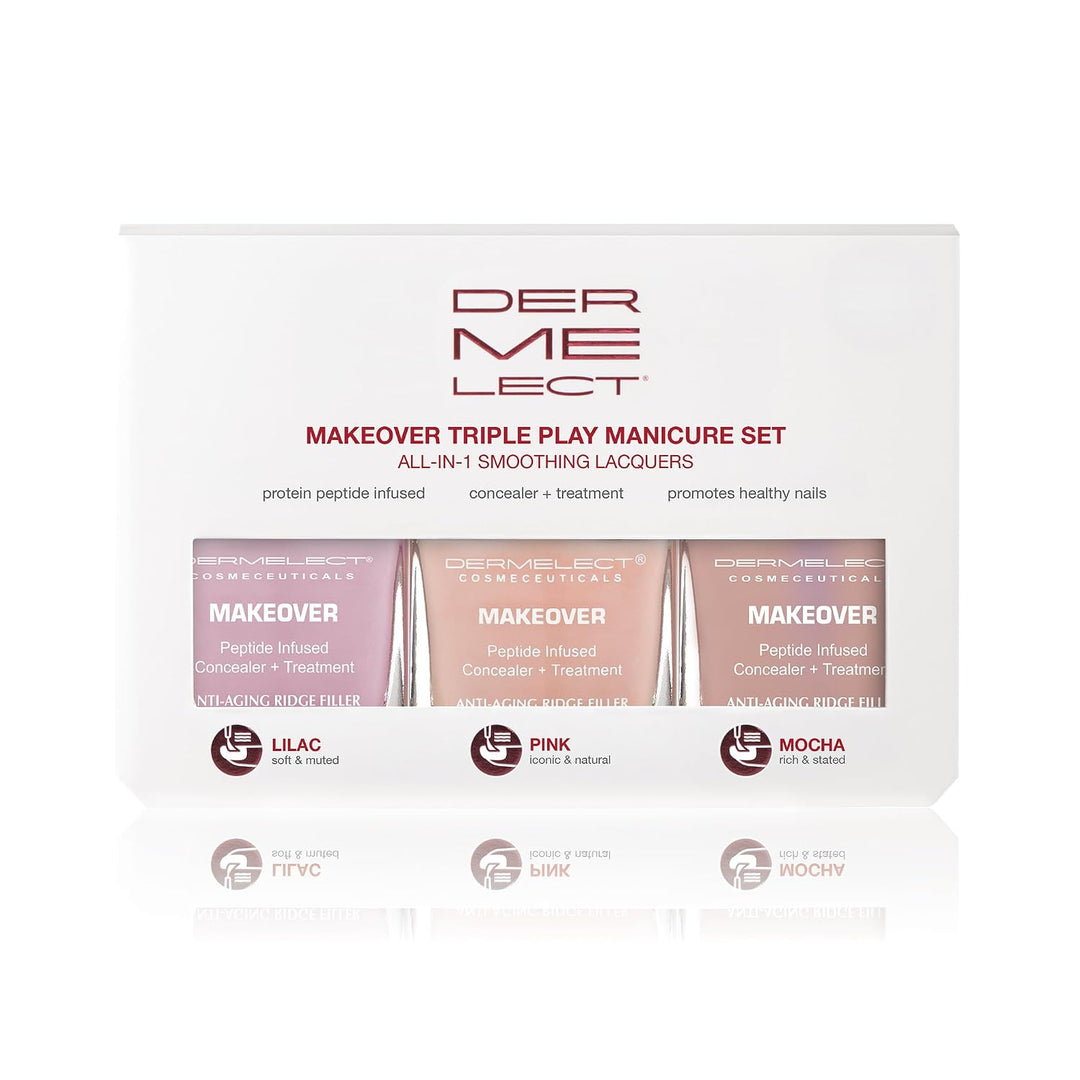 Dermelect Makeover Ridge Filler - Tratamiento para uñas galardonado...