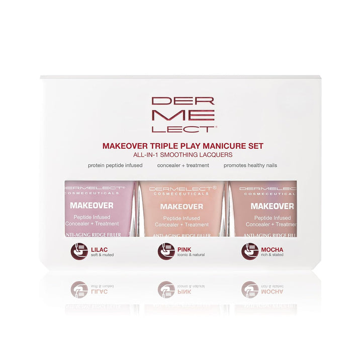 Dermelect Makeover Ridge Filler - Tratamiento para uñas galardonado...