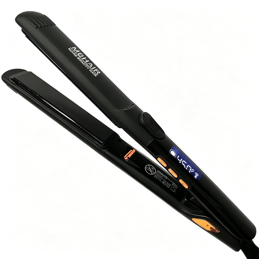 MBHAIR Flat Iron Hair Straightener Curler 2 in 1,Ceramic 1\u2033 In...