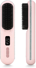 Go Brush Pro - Cepillo alisador de pelo inalámbrico, mini cepillo