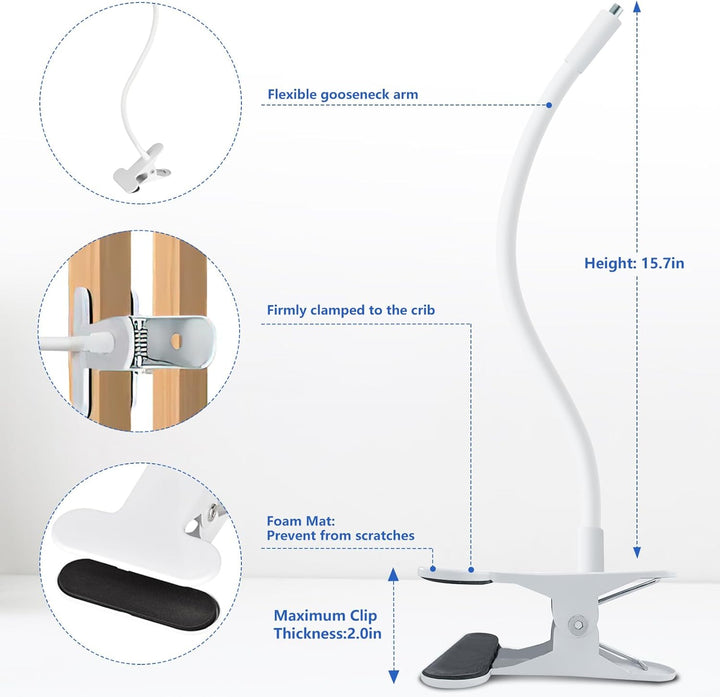Soporte flexible para monitor de bebé compatible con