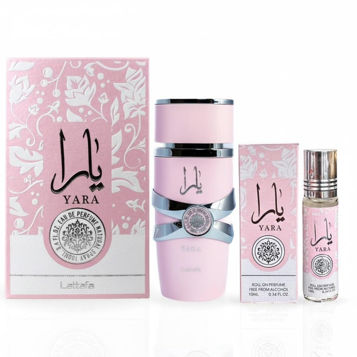 Lattafa Yara - Paquete de fragancias de 2 piezas para mujer (Eau de...