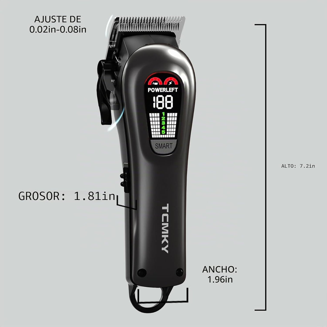 TCMKY Cortapelos para hombres, recortadora de pelo profesional para...