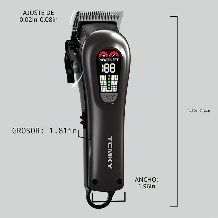 TCMKY Cortapelos para hombres, recortadora de pelo profesional para...