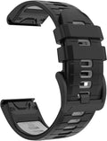 Quickfit 22 correas de reloj para Garmin Fenix 8 1.850 in Fenix 7 Pro Sapphire Solar Fenix 6 Forerunner 965 955 970 935 745 epix Pro Gen 2 47 correas de silicona suave reemplazo