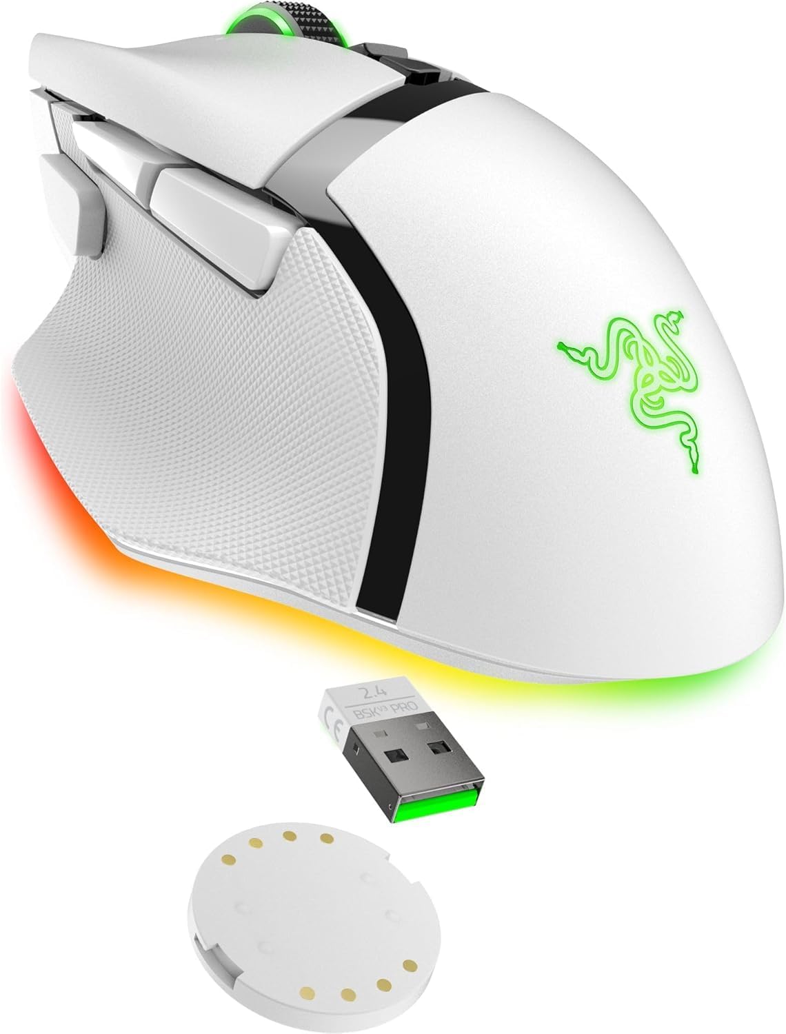 Razer Basilisk V3 Pro - Mouse inalámbrico personalizable para juego...