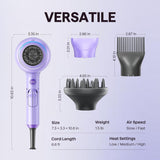 Secador de pelo Wavytalk con difusor, secador iónico para cabello r...