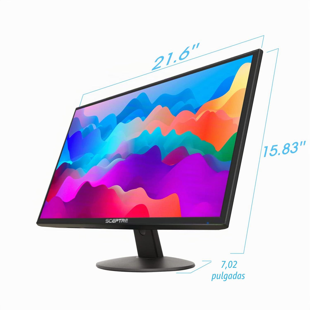 Sceptre - Monitor LED curvo FHD de 27 pulgadas, 75 Hz (C275W-1920RN...