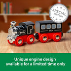 BRIO World Special Edition Train 2026 - Tren de vapor de madera de edición limitada de 2 piezas, diseño coleccionable, funciona con todos los juegos de ferrocarriles del mundo, niños a partir de 3