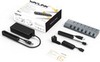 WAVLINK, UH3076-1, hub USB 3.0 de 7 puertos, alimentado, adaptador 5V/2.4A