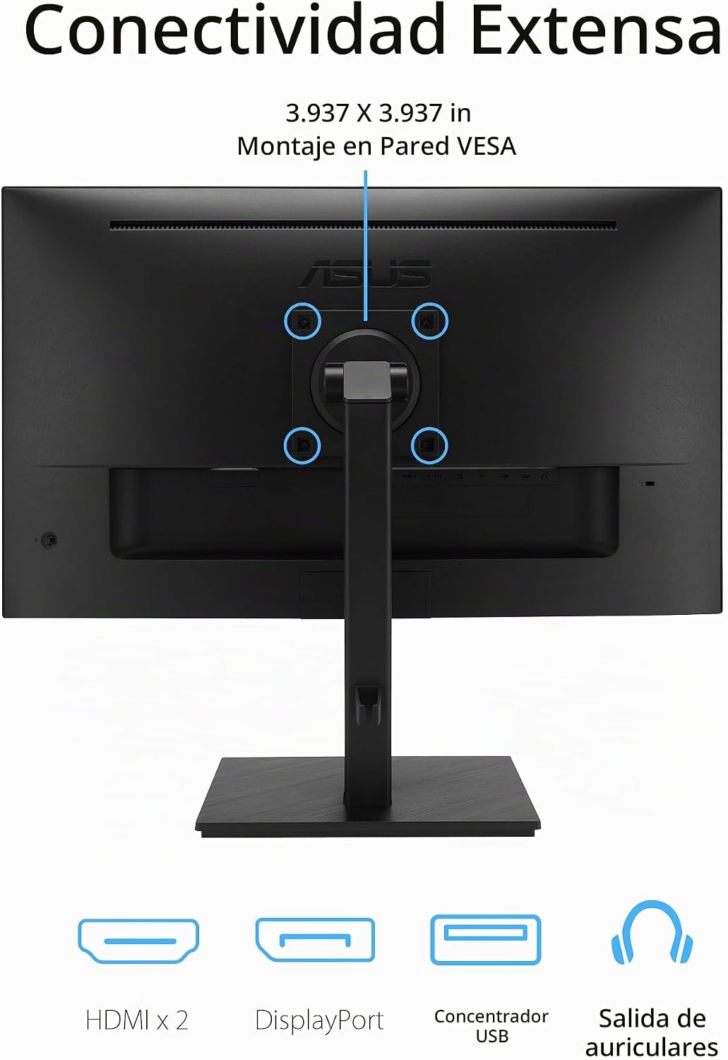 ASUS Monitor de negocios 4K de 27" (VA27UQSB) - UHD (3840 x 216...