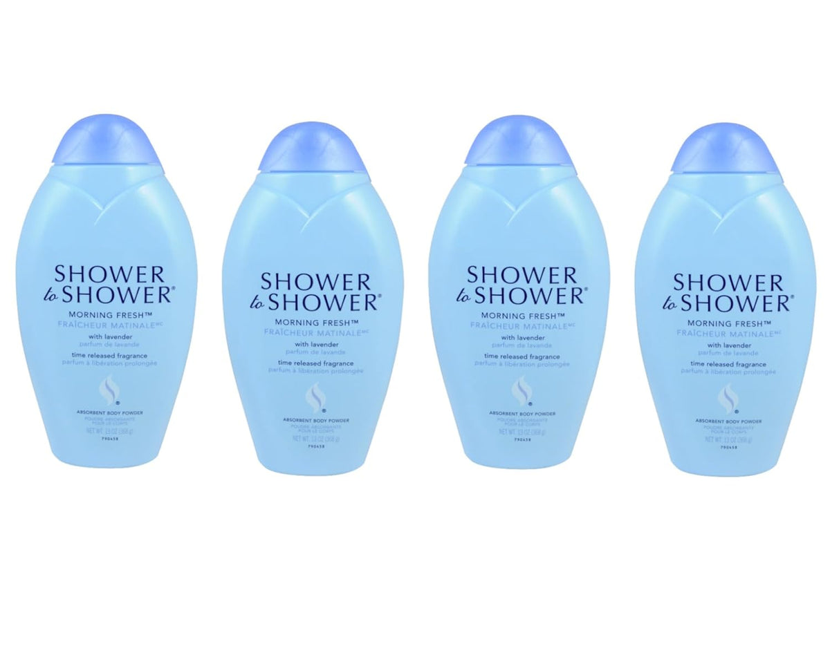 Shower to Shower Morning Fresh - Polvo corporal con lavanda para ho...
