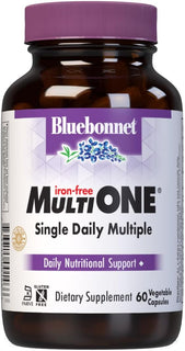 Bluebonnet Nutrition Multi One (libre de hierro) cápsulas vegetales...