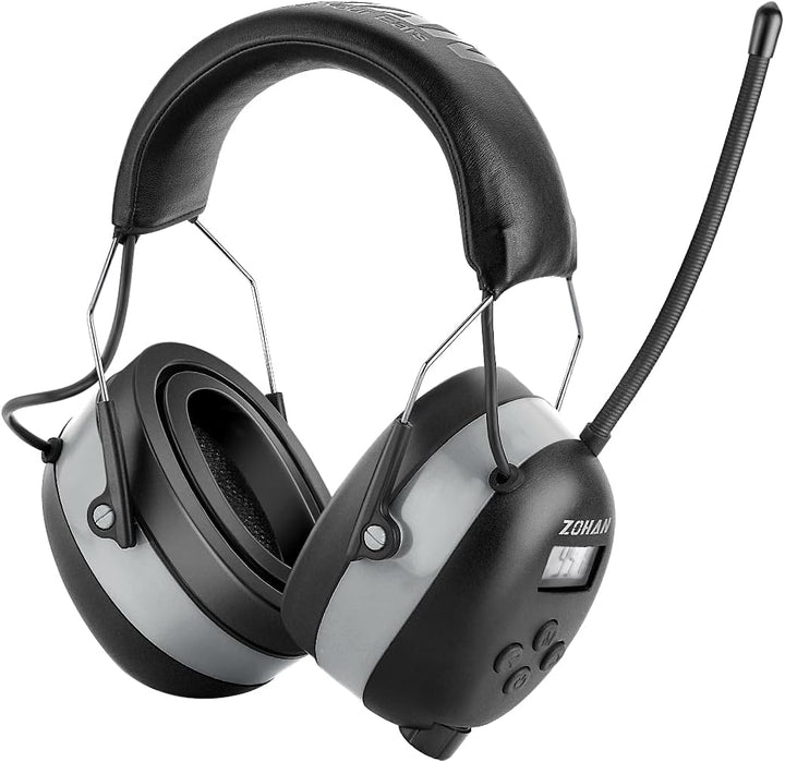 ZOHAN AM\/FM Radio Headphone with Digital Display,Ear Protection No...