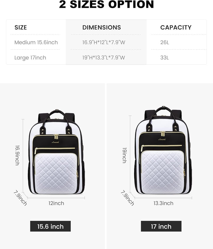 LOVEVOOK Mochila para computadora portátil para mujer, mochila para...