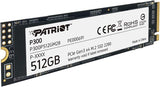 Patriot P300 M.2 PCIe Gen 3 x4 512GB SSD de Bajo Consumo de Energía