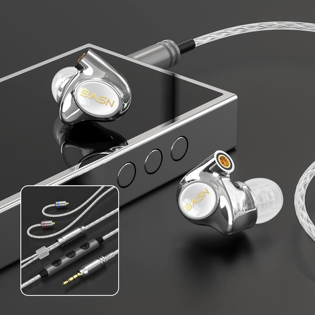 BASN Metalen PRO 4 controladores intrauditivos auriculares para mús...