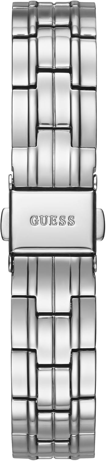 GUESS Mujer | Reloj analógico de vestir | Caja de acero inoxidable | Brazalete de acero inoxidable | Resistencia al agua 30M