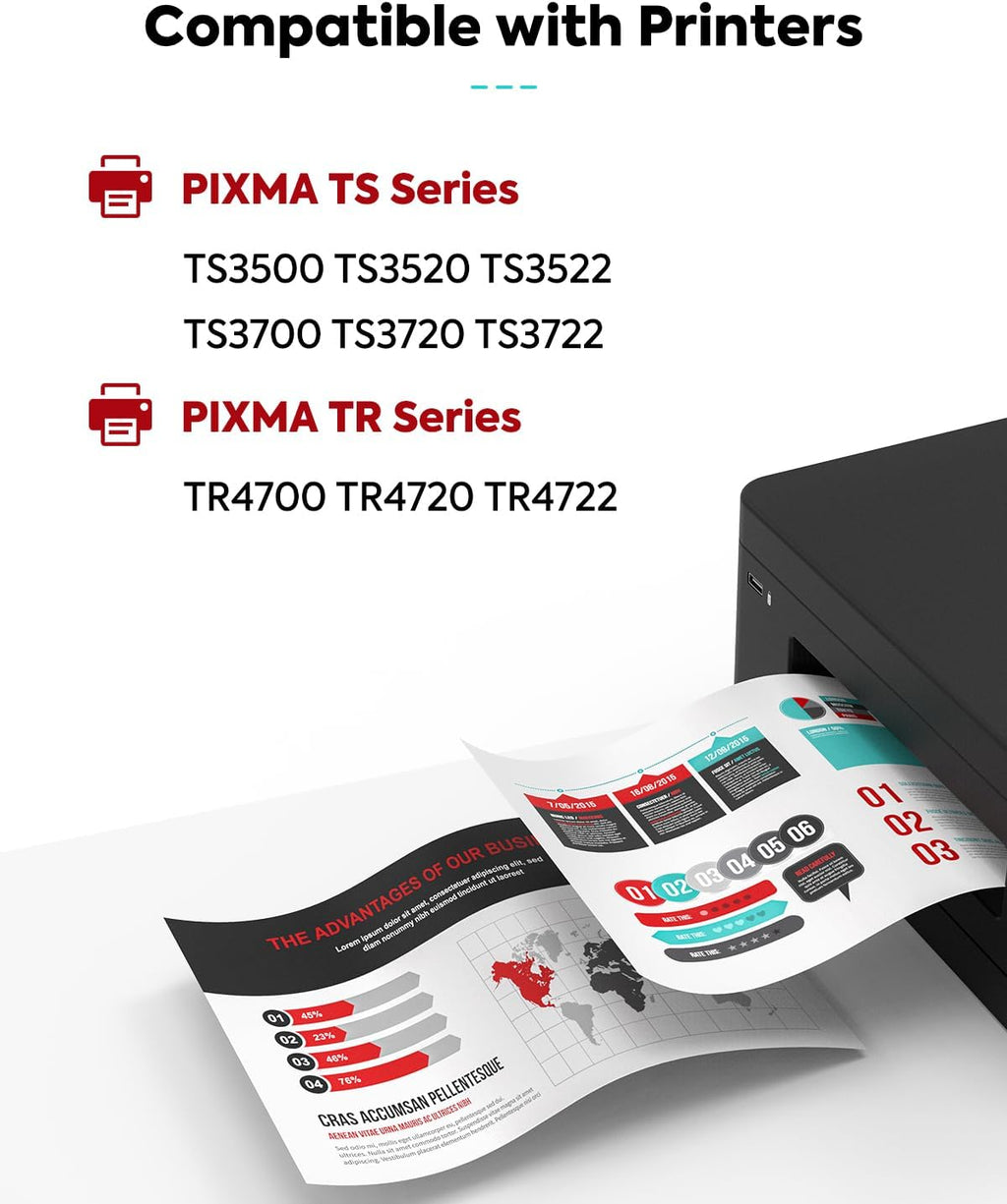 PG-275XL 275XL - Cartucho de tinta negra de repuesto para Canon PG-275 XL