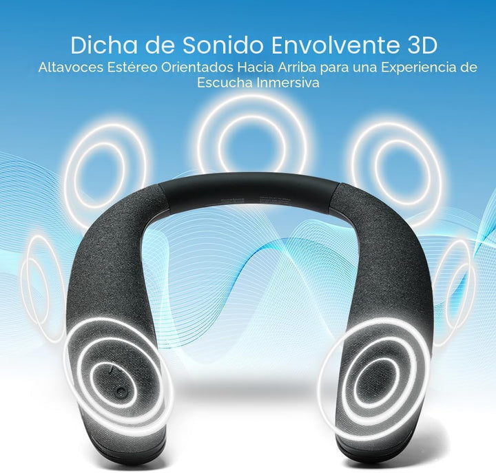HomeSpot JY508 Altavoz Inalámbrico con Banda para el Cuello - Sonid...